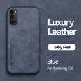 thumbnail image 1 of Slim PU Leather Case for Samsung Galaxy S20, Magnetic Attraction Inside Shockproof Silky Feel Protective Cover for Samsung Galaxy S20 (6.2 Inch),Blue, 1 of 9