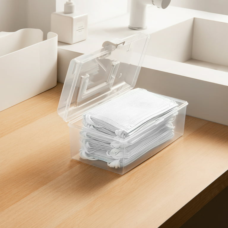 LMZM Storage Box Large Capacity Transparent Plastic All-purpose