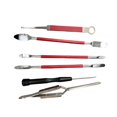thumbnail image 4 of Juego de herramientas de reparación de accesorios profesionales Fácil de usar Mantenimiento conveniente Portátil 6 uds rojo kusrkot Reparación de saxofones, 4 of 8