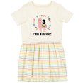 thumbnail image 3 of Inktastic 3rd Birthday Llama for Girl Girls Toddler Dress, 3 of 5