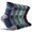 Dark, variant on 5 Pairs Merino Wool Hiking Socks Compression Warm Thermal Thick Cushion Socks for Women Men
