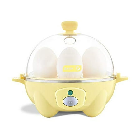 Dash Rapid Egg Cooker: 6 Egg Capacity Electric Egg Cooker for Hard Boiled Eggs, Poached Eggs, Scrambled Eggs, or Omelets with Auto Shut Off Feature - Yellow
