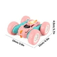 thumbnail image 3 of Remote Control Stunt Car 360° Rotating Double-Sided | High-Speed RC Off-Road Drifting Climbing Vehicle | LED Lights | Torsion Arm | 1pc | 21x15x7.5cm | USB Rechargeable, 3 of 6