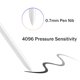 thumbnail image 3 of Lápiz óptico Mingxiong para Tab S10 FE, sin Bluetooth, blanco, 3 of 6
