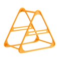 thumbnail image 2 of 2Pcs Clothes Hanger Holders Punch-free Multifunctional Large Capacity Triangle Stand Non-slip Support Removable Balcony Bedroom Hanger Organizer Home Use, 2 of 8