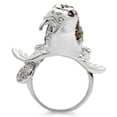 thumbnail image 4 of Luxe Jewelry Designs Women's Walrus Shaped Ring with Cubic Zirconia Multicolor - Size 7, 4 of 4