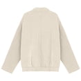 thumbnail image 5 of Uinagy Women's Solid Color Stand Collar Cotton Jacket, 5 of 5