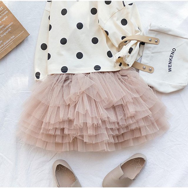 12-18 meses 80KhakiBaby niñas falda tutú marrón súper esponjosa 6 capas pettiskirt princesa ballet faldas de baile niños falda de tul navidad ropa infantil esquí esquí Gafas de esquí