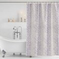 thumbnail image 4 of Purple Botanical Waterproof Fabric Shower Curtain,Farmhouse Spring Summer Branch Waterproof Fabric Shower Curtain for Bathroom Curtains Bathtubs Hotel Shower Curtains with 12 Hooks Small 36x78in, 4 of 8