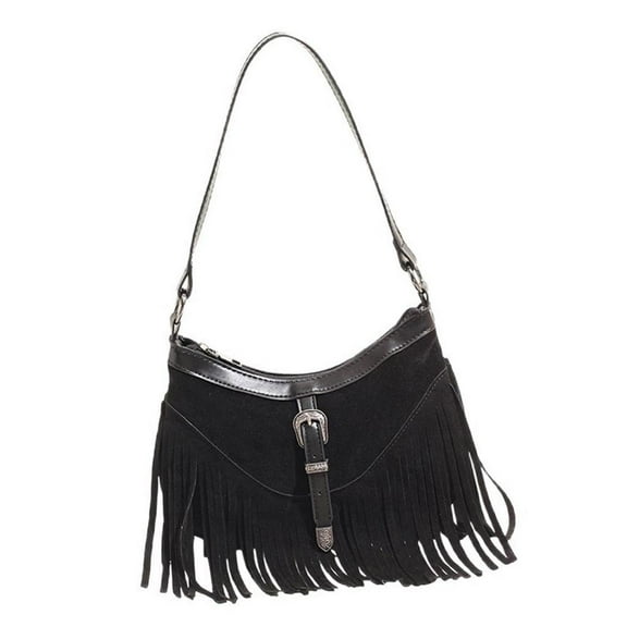 Fringe Hobos Bags for Women Faux Suedes Crossbody Bag Western Purses Handbag