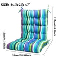 thumbnail image 2 of Lelinta 44.1” x 20.86” Back Chair Outdoor Seating Cushions, Fade Resistant Water Resistant (4 Count), 2 of 6