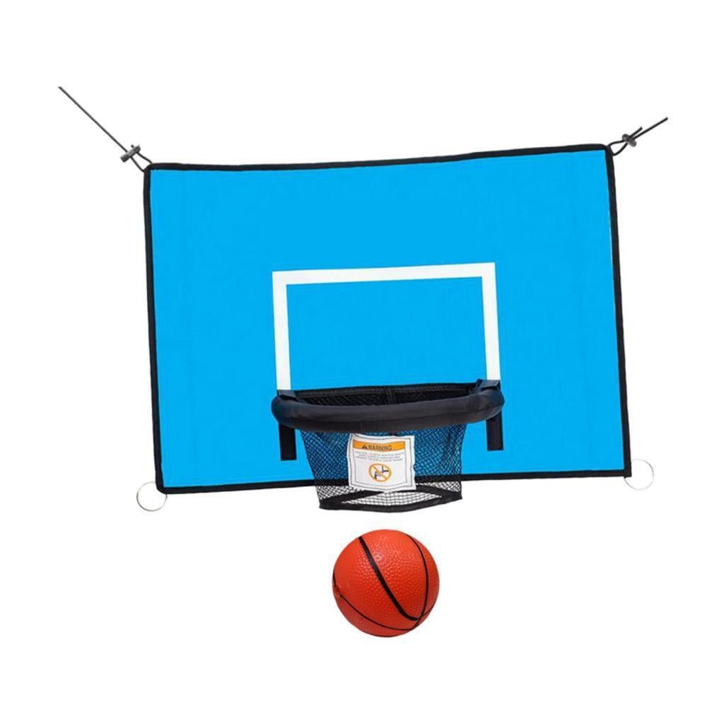 DimyFew Basketball Hoop Tether for Trampolines Universal Baseboard Adjustable Connecting Blue 69cmx48cm