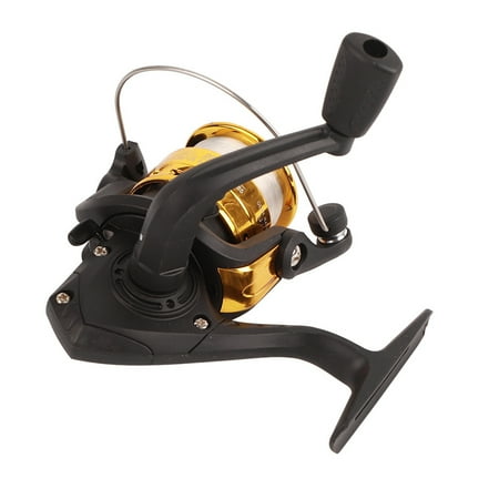 Freshwater Plastic Plating Lightweight Spinning Fishing Reel Tackle Accessory(Yellow)