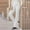 White, variant on Levmjia Pants for Women Dress Linen Trousers Slim Fit Flare Solid Suit Pants Leisure Trousers Bell-bottoms Solid Color Pants