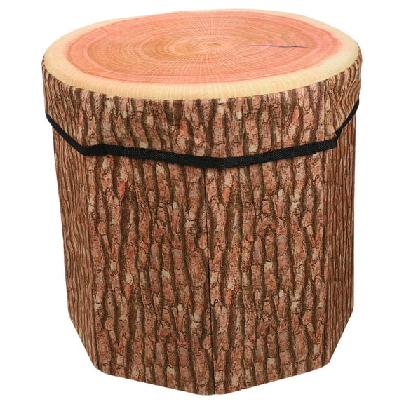 Multi-functional Stool Folding Design Stool Magazine Storage Holder with Lid