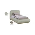 thumbnail image 2 of Meridian Furniture Vaughn Mint Chenille Fabric Twin Bed, 2 of 9