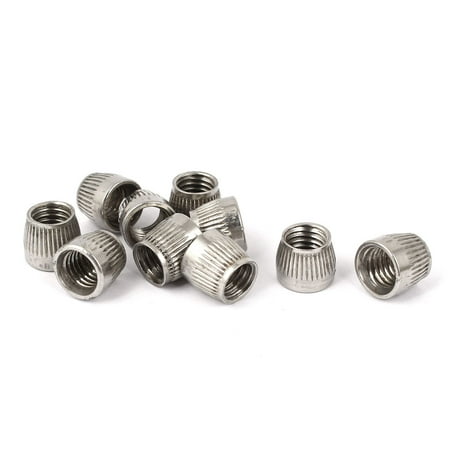 

M10 Female Thread Stainless Steel Conical Cap Tapered Cone Nut 10pcs