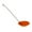 silver orange red, variant on Lightweight Ice Fishing Scooper, Slush Skimmer Spoon, Fishing Winter - red