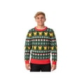 thumbnail image 5 of Pokemon Men's Santa Pikachu Holiday Fair Isle Ugly Christmas Sweater, 5 of 6