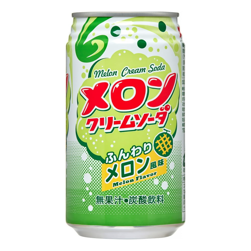 Kobe Kyoryuchi Melon Cream Soda, 11.83 Fl Oz (Case of 24)