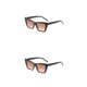 thumbnail image 1 of Jumpingount Gafas de sol de celebridades de Internet de moda - Estilo de calle con gafas de moda Gafas de sol de foto de calle personalizadas estampado de leopardo negro 2piezas, 1 of 6