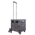 thumbnail image 1 of dbest products Quick Cart Elite Stair Climber Collapsible Utility Basket, Black, 1 of 8