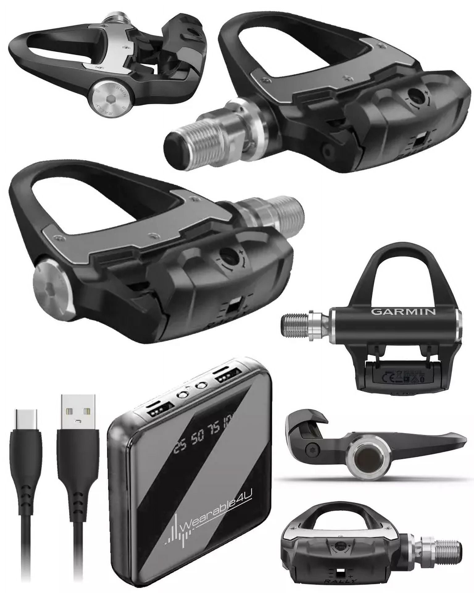 Garmin Rally RS200 Dual-Sensing Power Meter with 4.5 Degree Float