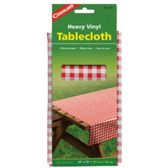 Coghlan's 7920 Heavy Vinyl Tablecloth, 54" x 72"