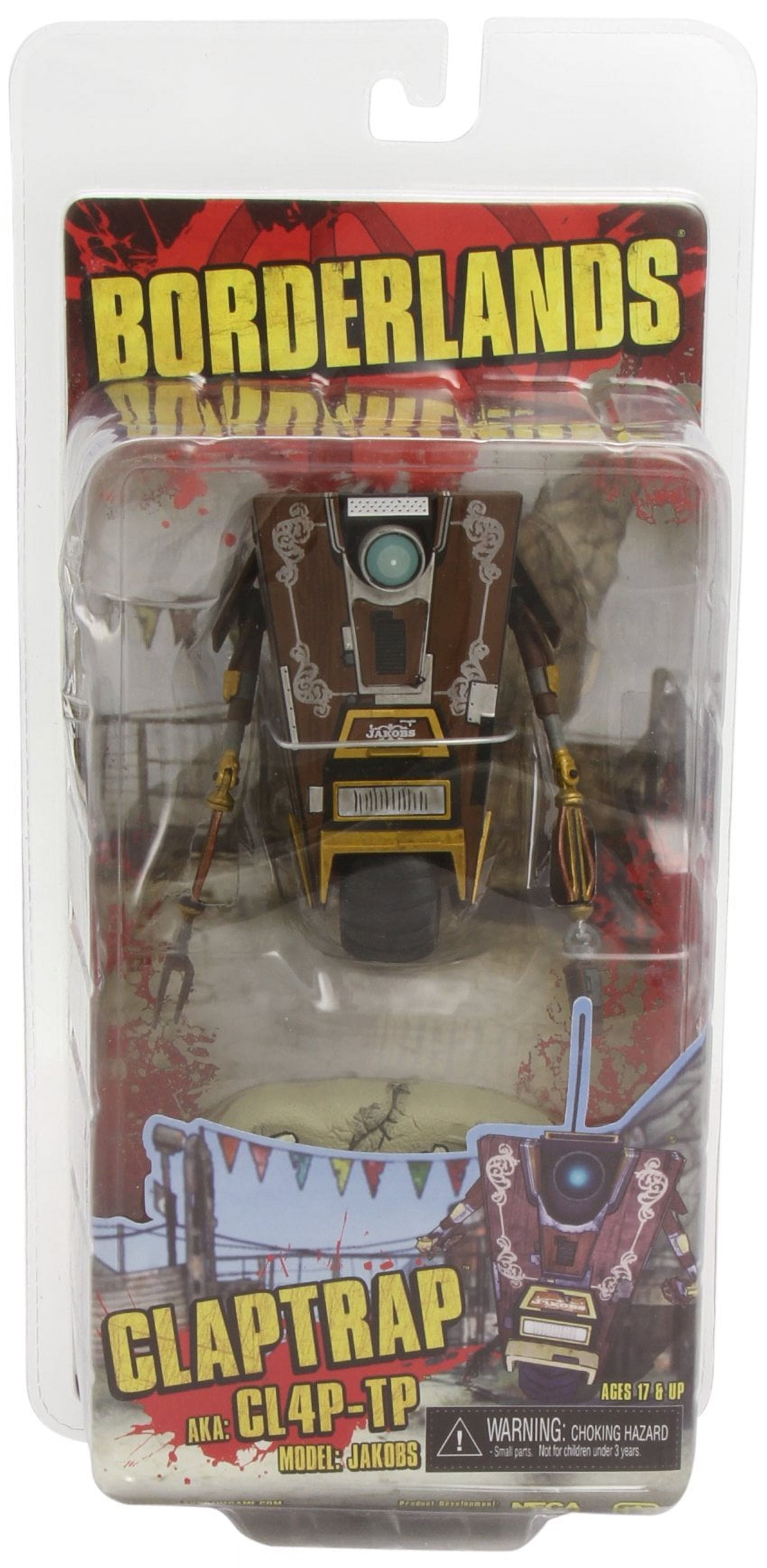 FIGURINE DE COLLECTION bleue Borderlands Claptrap NECA CL4P-TP modèle