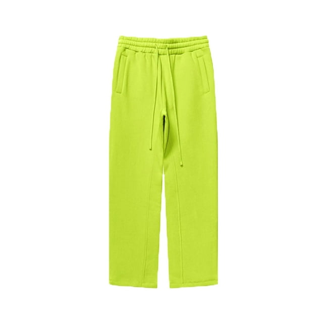 KIHOUT Men's Lightweight Sweatpants Open Bottom Sweat Pants for Men Straight Leg Gym Sweatpants Lounge Pants with Pockets
