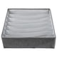 thumbnail image 1 of Caja De Almacenamiento De Ropa Interior Plegable De 24 Rejillas, Organizador De Guardarropa De Tela Multiusos, Cubo De Almacenamiento De Cajón Gris Para Ropa Interior, Calcetín, Cosmético Methold HA028121-02, 1 of 7