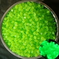 thumbnail image 3 of 500 pcs Green Glowing Rocks Glow in The Dark Pebbles Solar Stones Outdoor Garden Lawn Walkway Decorative, 3 of 5