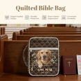 thumbnail image 4 of FOR U DESIGNS Golden Retriever Print Bible Case for Women Men Lightweight Carrying Organizer Bag Bible Protective with Handle and Zipper Handbag for Bible Study/Daily Use, 4 of 7