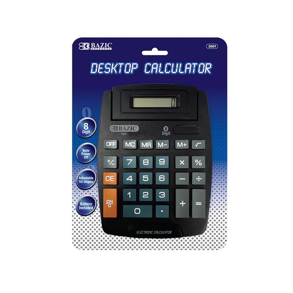 7" x 5" Jumbo Professional Desk Calculator Digit Large Button School Home Office 
