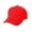 Red, variant on Plain Baseball Cap - Blank Hat with Solid Color and Adjustable (Red)