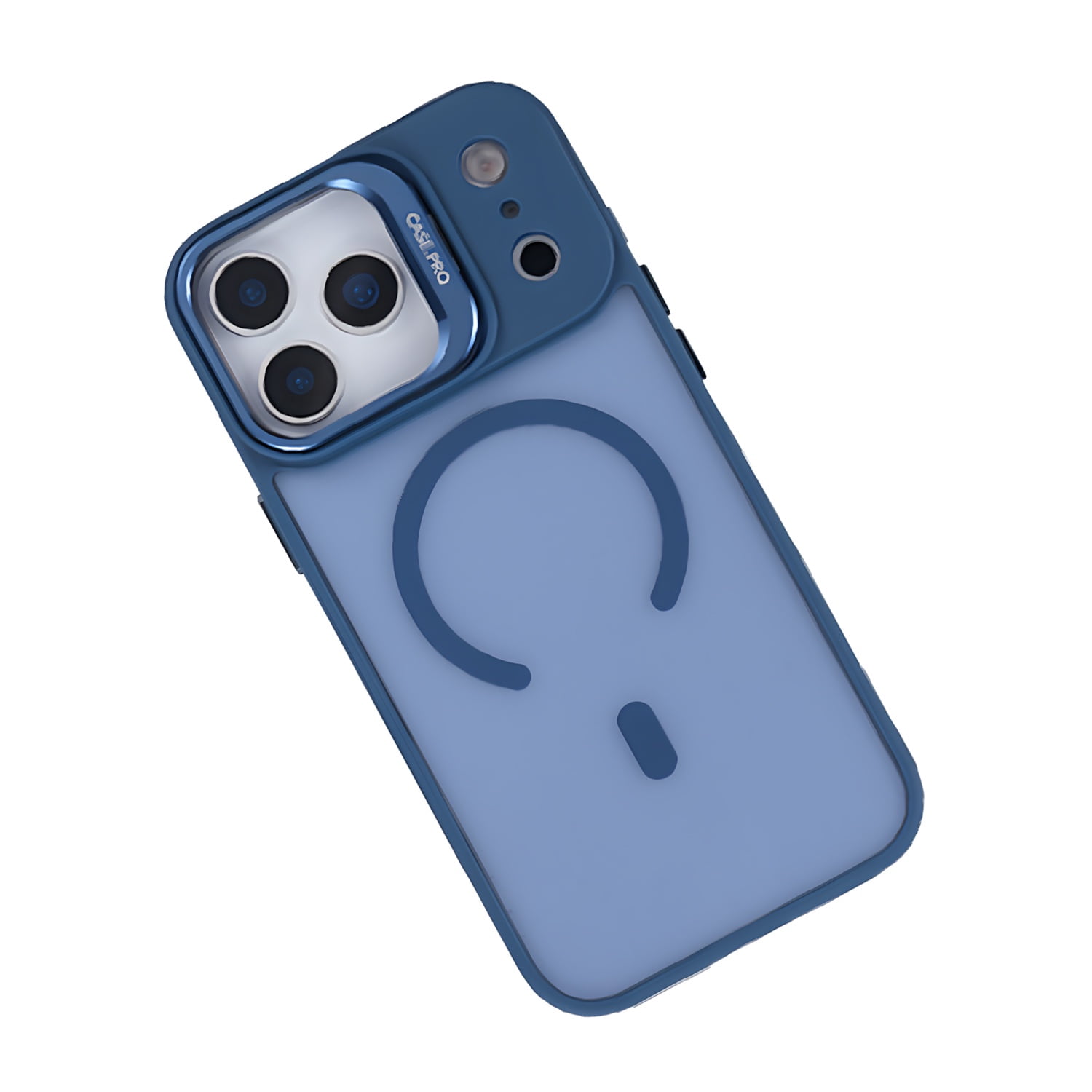 Durable MagSafe Camera Stand Case for iPhone 17 Pro Max - Dark Blue