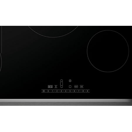 Bosch - 800 Series 30" Built-In Electric Cooktop with 4 elements and Stainless Steel Frame - Black