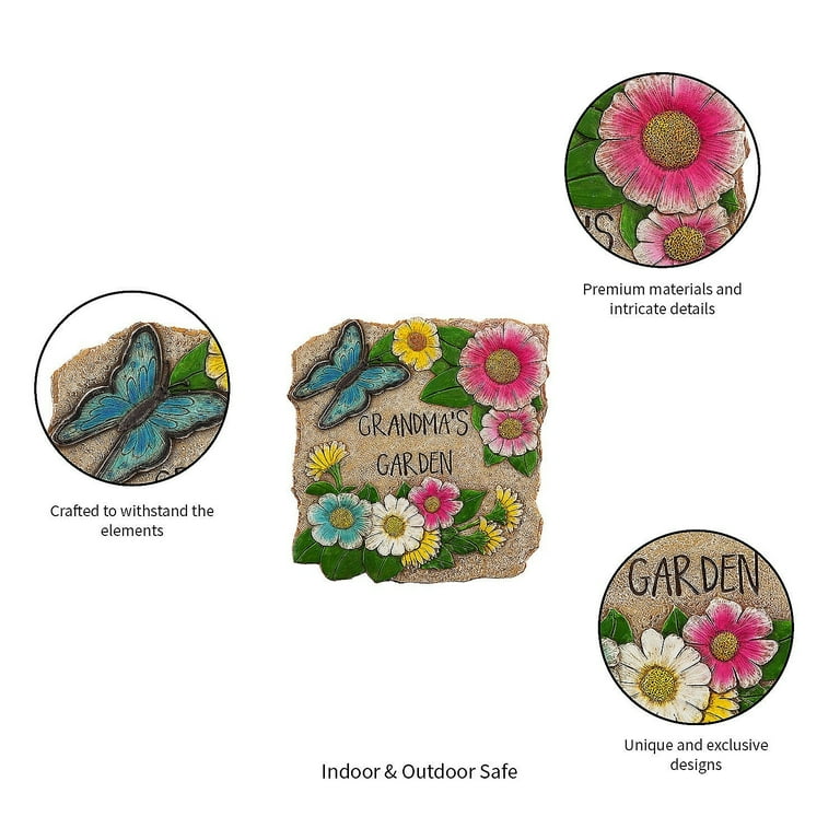 Home & Garden Grandma's Garden Stepping Stone Flowers Mother's Day