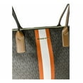 thumbnail image 6 of Michael Kors Travel 35T0Gtft3B Large Tz Tote Bag Signature Brown Tangerine Multi, 6 of 6