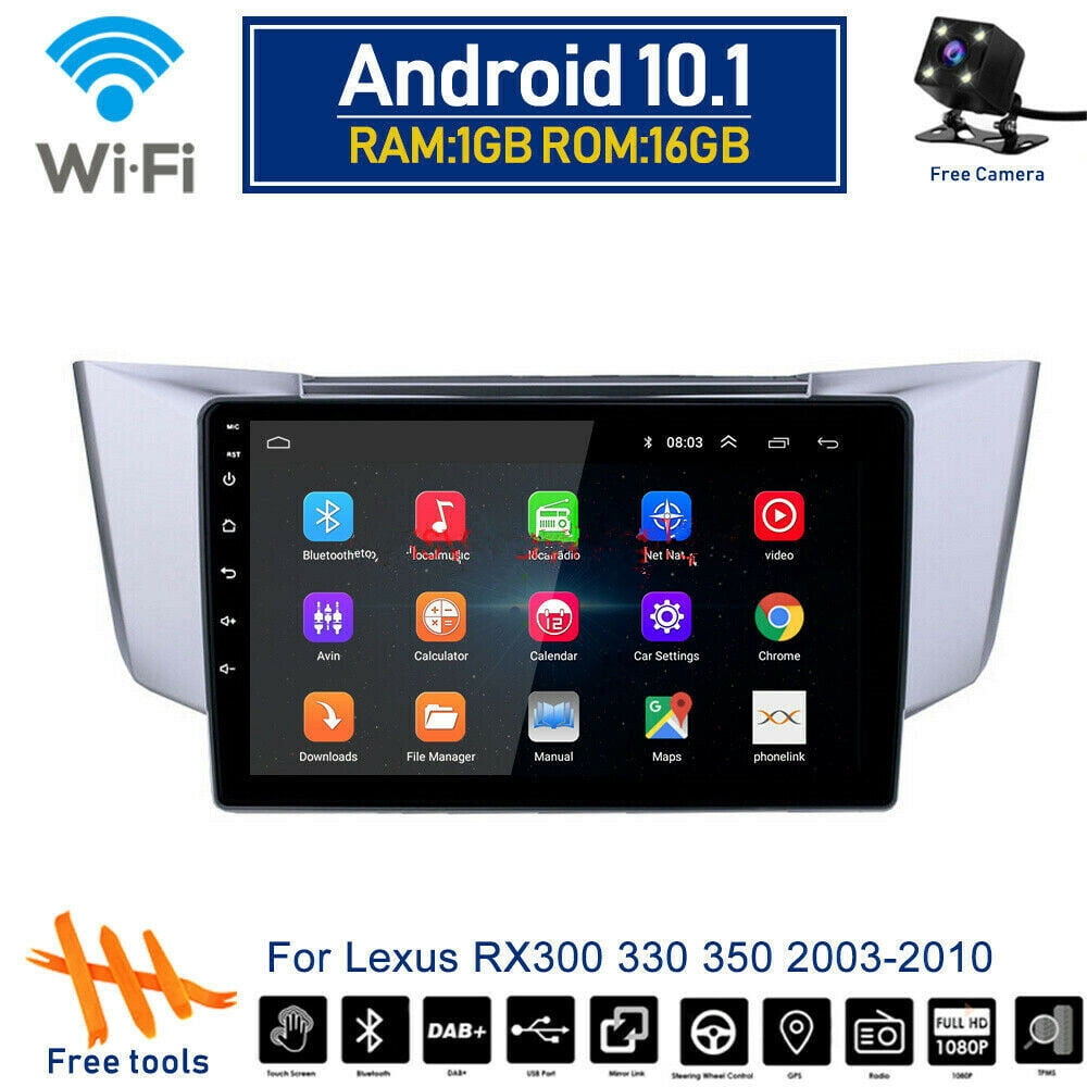 Android 10.1 Car DVD Player Radio GPS Navi Stereo For Lexus RX300 330