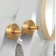 thumbnail image 4 of Ganchos con ventosa Shimeyao de acero inoxidable dorado, paquete de 6, 4 of 6