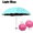 Light Blue, variant on Magic Flower Folding Umbrella 3 Fold Compact Rain & Sun Dual Use Umbrella Water Reveal Pattern UV Protection Travel Umbrella for Kids Women Men
