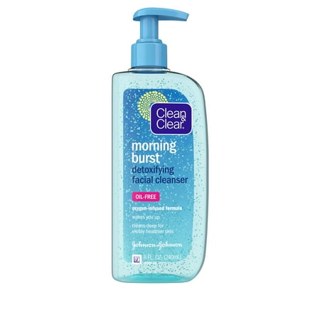 Clean & Clear Morning Burst Detoxifying Daily Face Cleanser, 8 fl. (Best Face Wash For The Morning)
