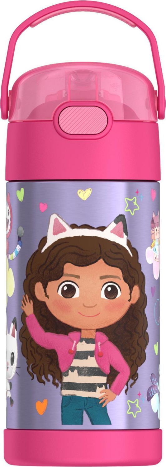 Thermos Funtainer 12 Oz Vacuum Insulated Straw Bottle, la Maison de Poupée de Gabby