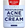 thumbnail image 1 of AYADARA Breakout Warrior Acne Cream Suministro de 90 días Hidratante para el acné para rostro y cuerpo Tratamiento del acné con ácido salicílico Hidratante facial para el acné para puntos negros graso, 1 of 4