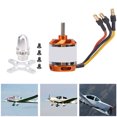 thumbnail image 4 of QIILU D2836 Motor,D2836 Brushless Motor with Adapter RC Motor Replacement for RC Fixed‑Wing Airplane,RC Motor, 4 of 8
