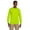 Safety Green, variant on Gildan - Ultra Cotton Long Sleeve Pocket T-Shirt - 2410, 5X, Navy