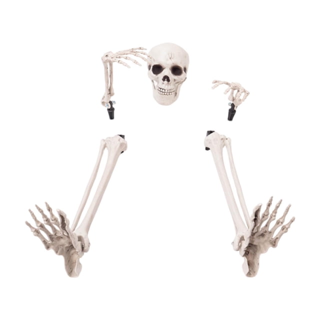 Estacas de esqueleto con forma de para suelo, escenas de terror, estacas de terror para porche, casa, fiesta, vacaciones, patio trasero