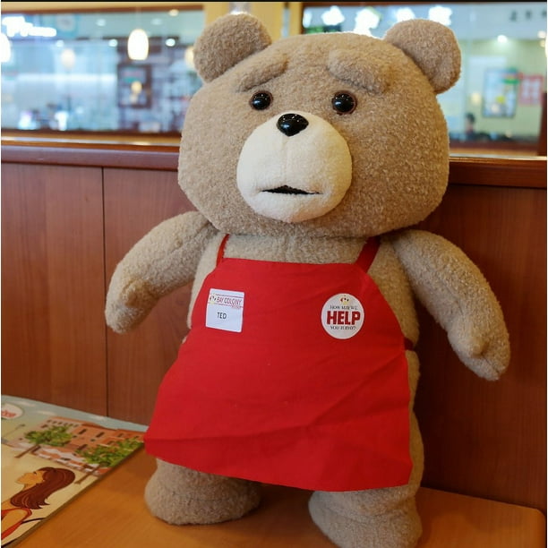 43 cm 10 estilos Película Osito de peluche Ted 2 Juguetes de peluche en delantal Animales de peluche suaves Un regalo de cumpleaños para un buen amigo