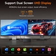 thumbnail image 5 of RNRUO Mini PC, 16GB RAM 256GB M.2 SSD, Intel 6500Y with 2 Cores, WiFi 6 BT5.0 Dual 4K Display VESA Windows 11 Desktop Mini Computer for Laptop, Monitor, 5 of 8